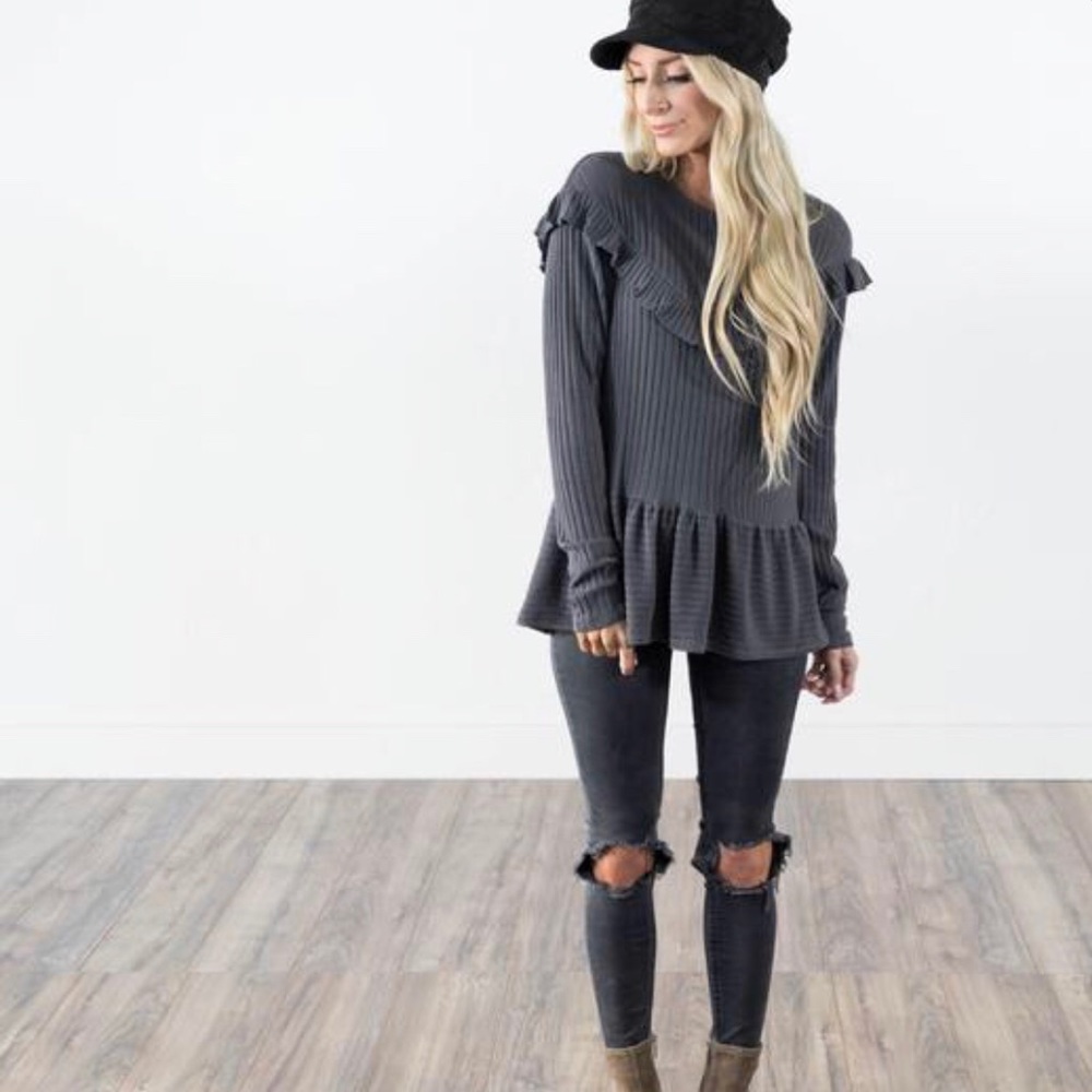 Danica Ruffle Top